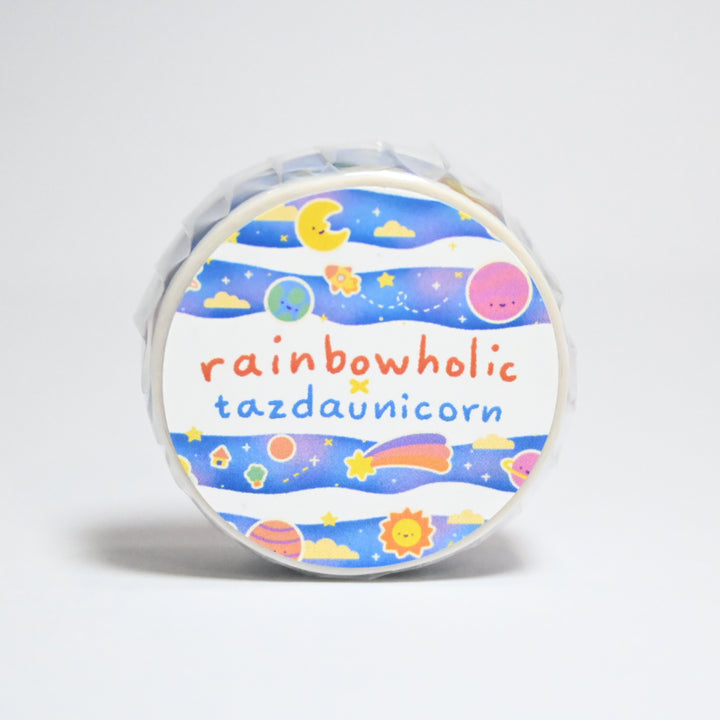 (MT139) Original Rainbowholic x Tazdaunicorn Galaxy Milky Way Washi Tape