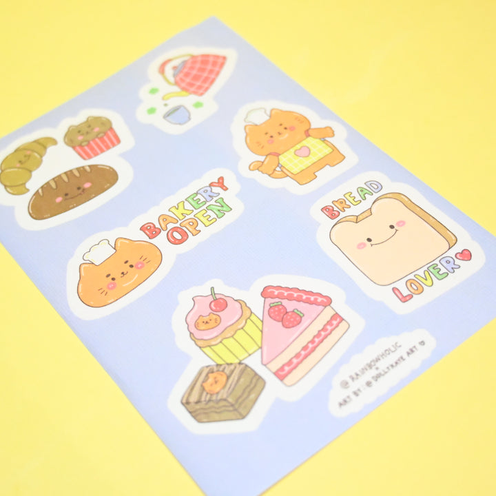 (ST010) Rainbowholic x Dolly Kaye Art Bakery A6 Sticker