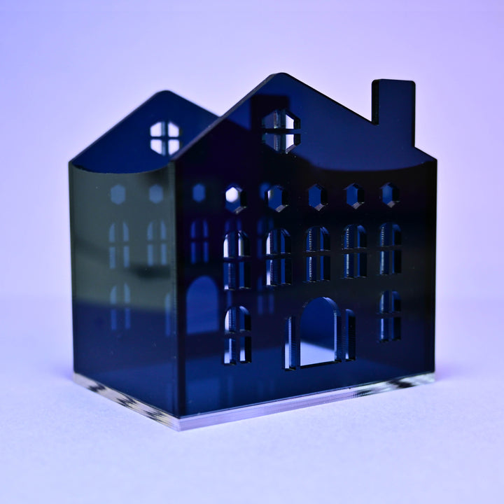 Komamono Lab Townscape Acrylic Stamp BIG Black