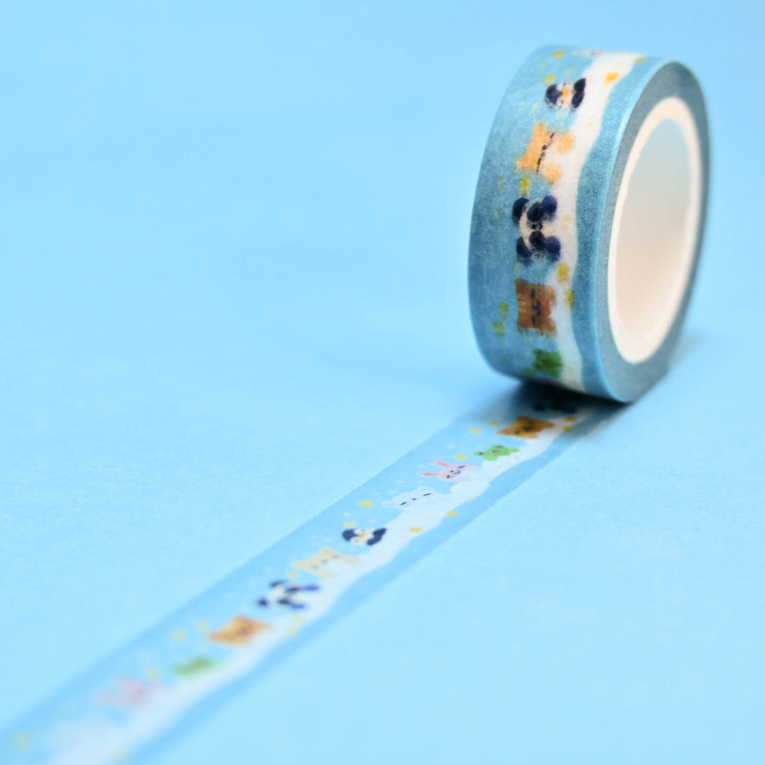 (MT152) Rainbowholic x Tazdaunicorn Nap Time Washi Tape