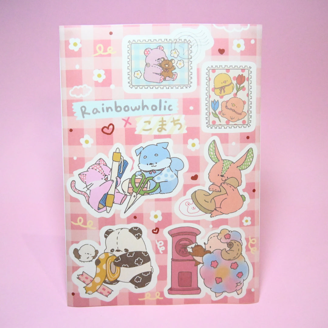 (ST037) Original Rainbowholic x Komachi Kawaii Atelier Sticker Set (2 sheets)