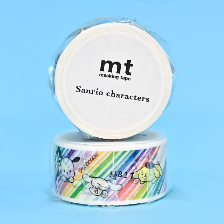 mt Sanrio Rainbow Stripes Washi Tape 2cm