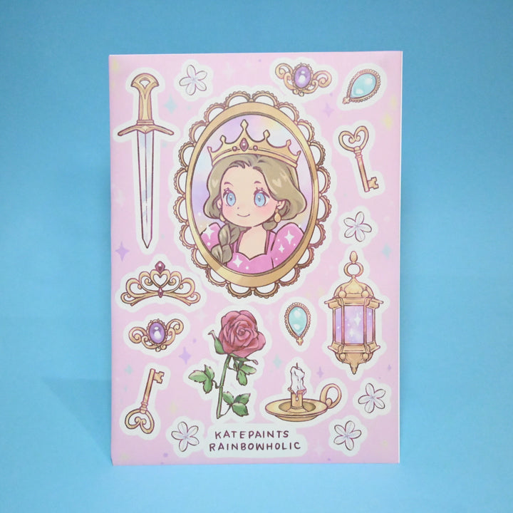 (ST048) Premium Original Rainbowholic x Kate Paints Collaboration Fairy Tale Sticker