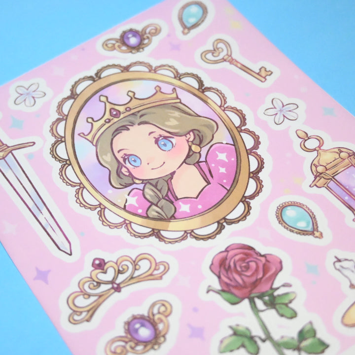 (ST048) Premium Original Rainbowholic x Kate Paints Collaboration Fairy Tale Sticker