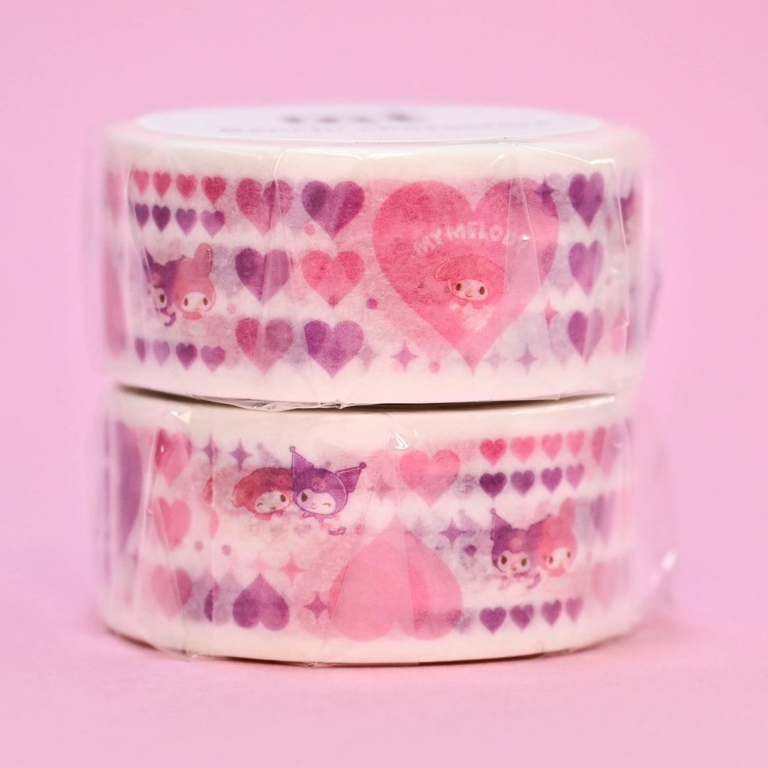 mt Sanrio My Melody and Kuromi Washi Tape 1.8cm