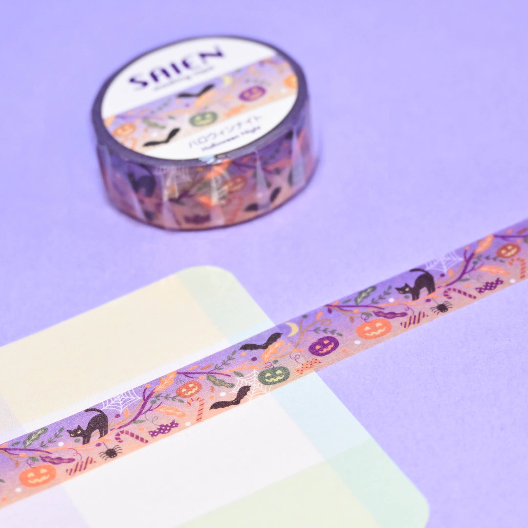 SAIEN Halloween Night Washi Tape 1.5cm