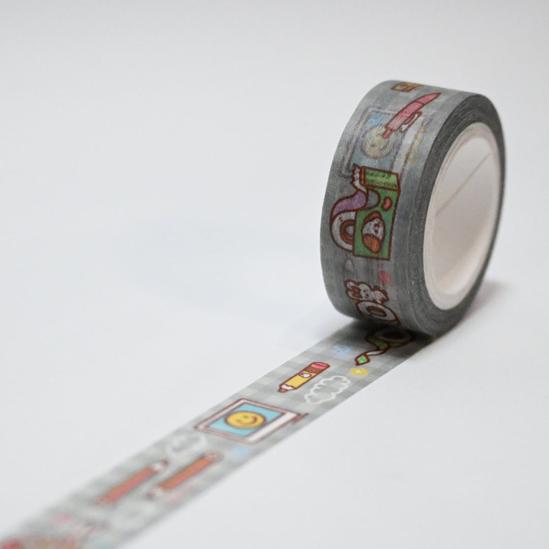 (MTSP004) Original Rainbowholic x chichilittle Journaling Time Washi Tape