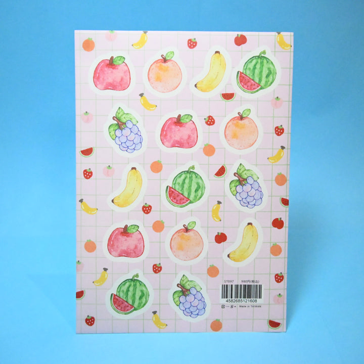 (ST097) Juego de calcomanías originales "Fruits" de Rainbowholic x Dolly Kaye Art (2 hojas)