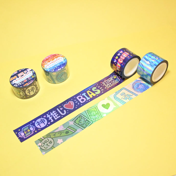 Original Rainbowholic Oshikatsu Tape and Pouch Set
