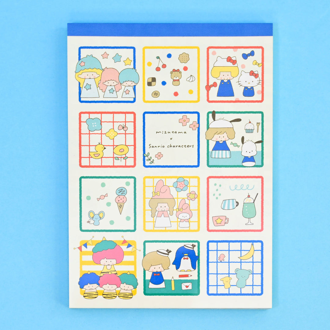 mizutama x Sanrio Memo Pad Blue