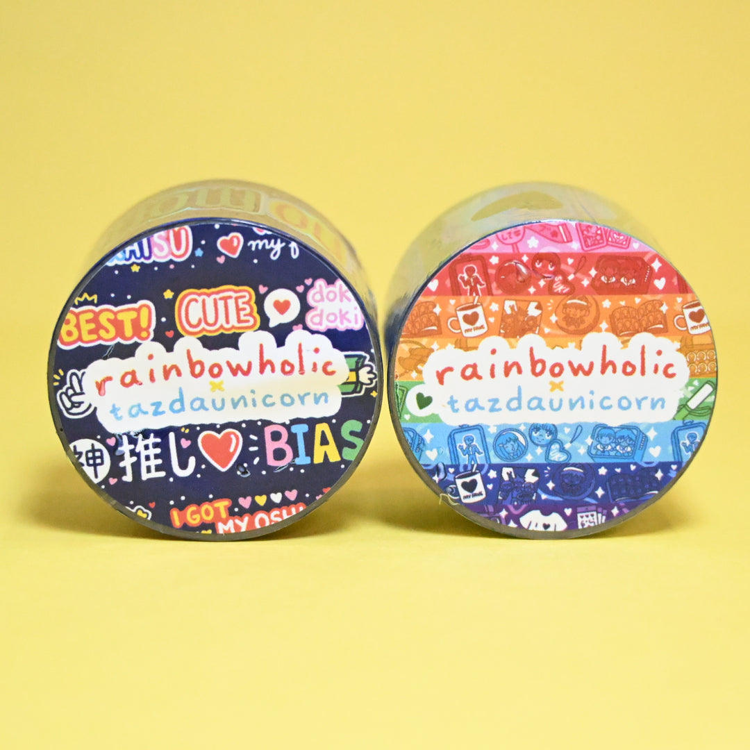 Original Rainbowholic Oshikatsu Tape and Pouch Set