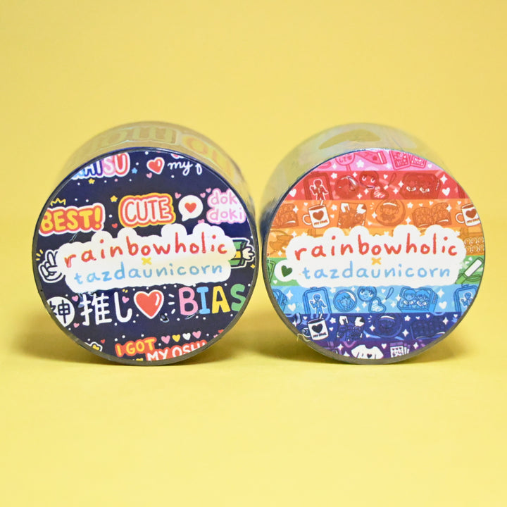 Original Rainbowholic Oshikatsu Tape and Pouch Set