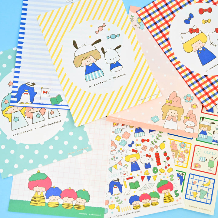 mizutama x Sanrio Memo Pad Blue