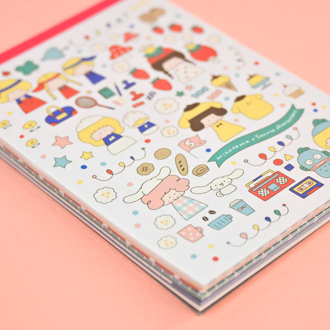 mizutama x Sanrio Memo Pad Red