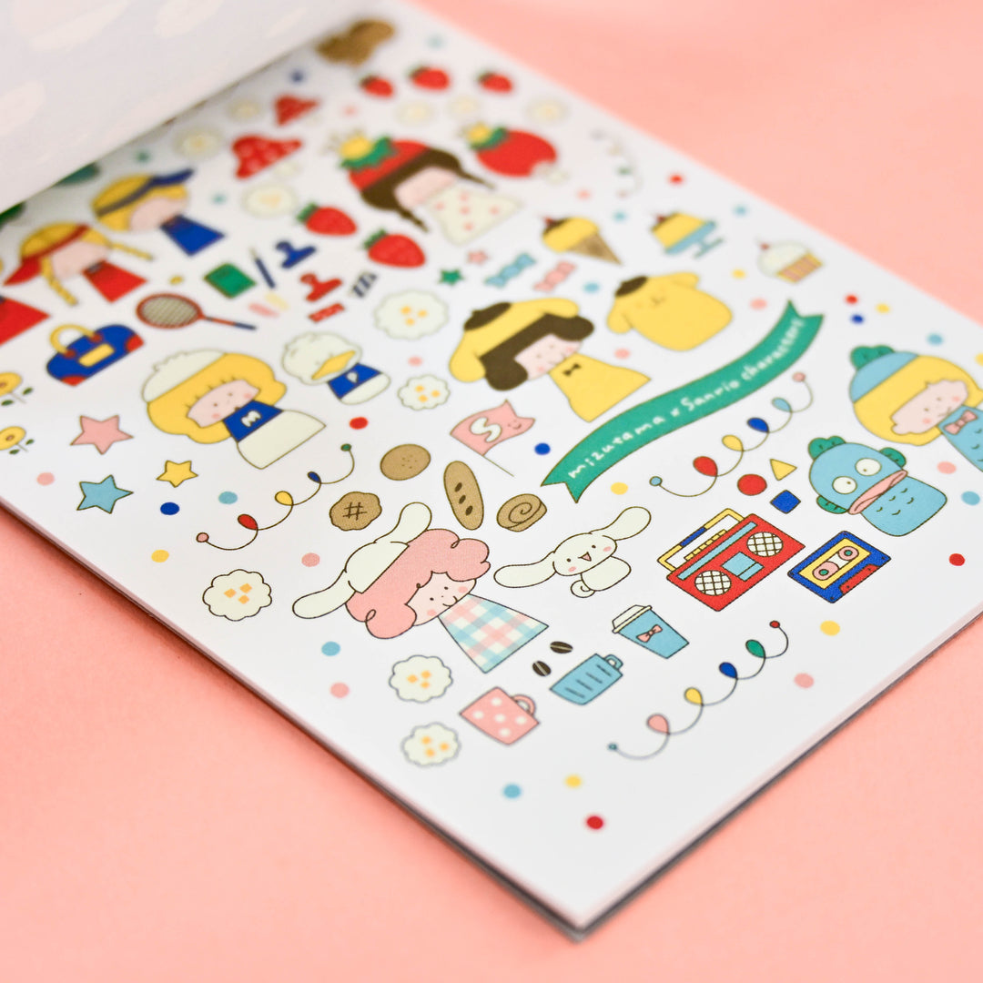 mizutama x Sanrio Memo Pad Red
