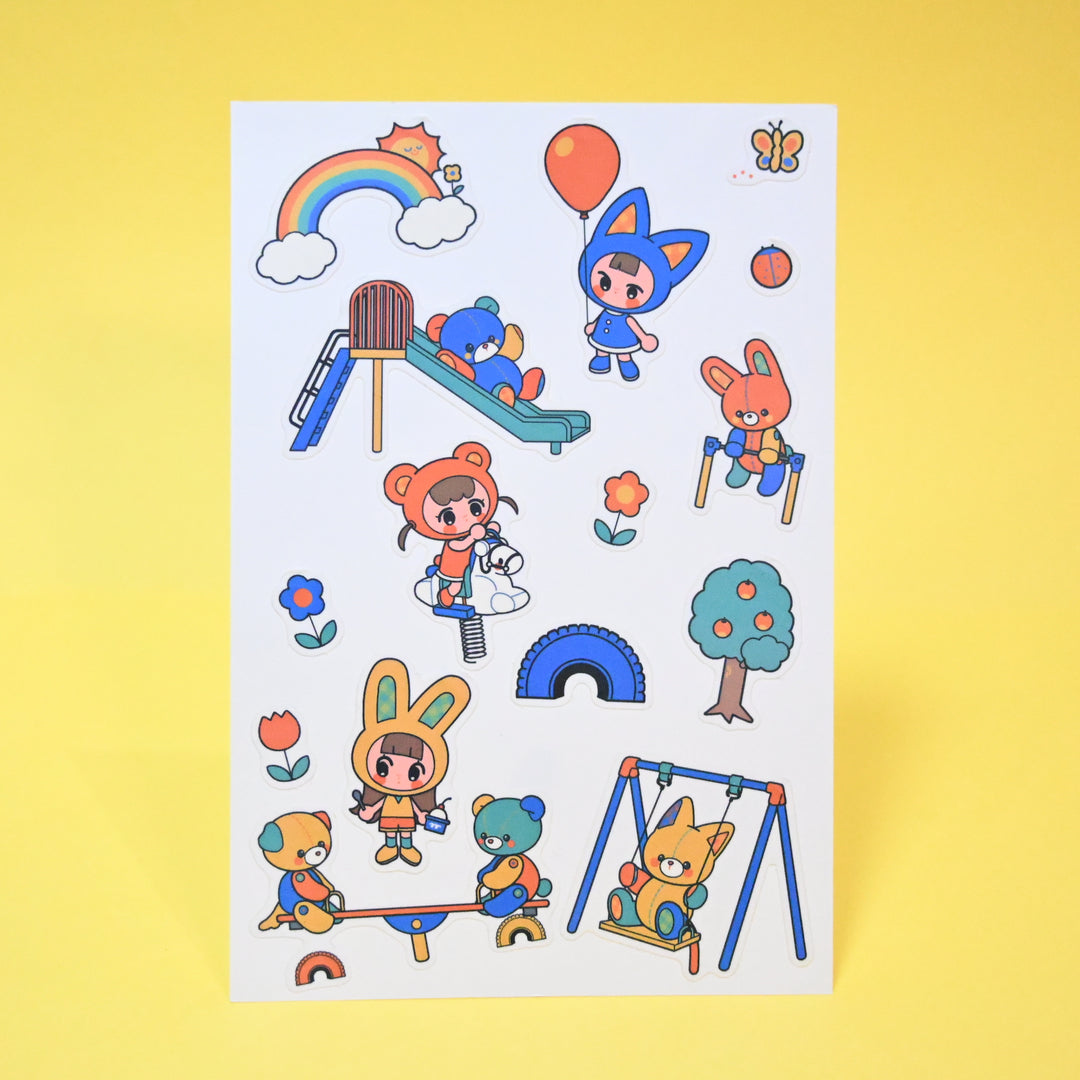 (FS011) Rainbowholic x itousa Playground Flake Seal