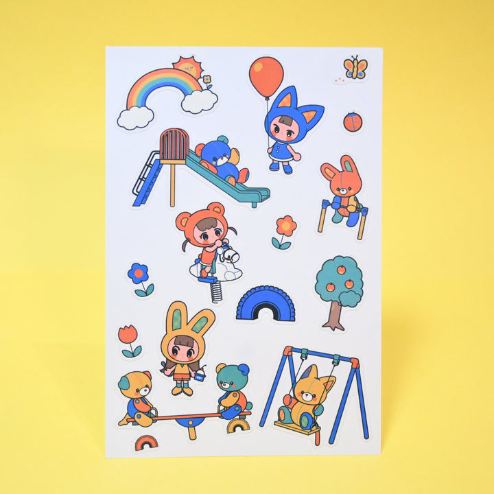 (FS011) Rainbowholic x itousa Playground Flake Seal