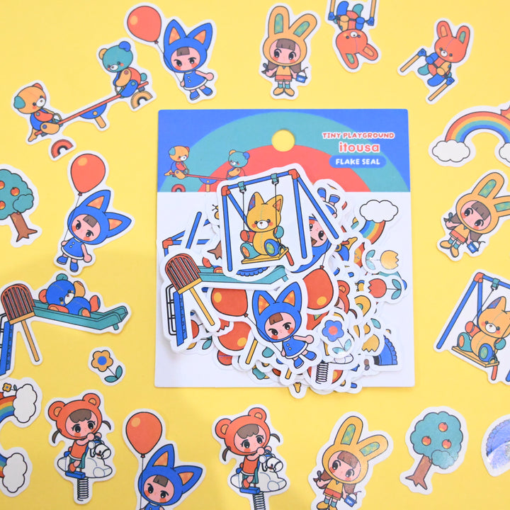 (FS011) Rainbowholic x itousa Playground Flake Seal