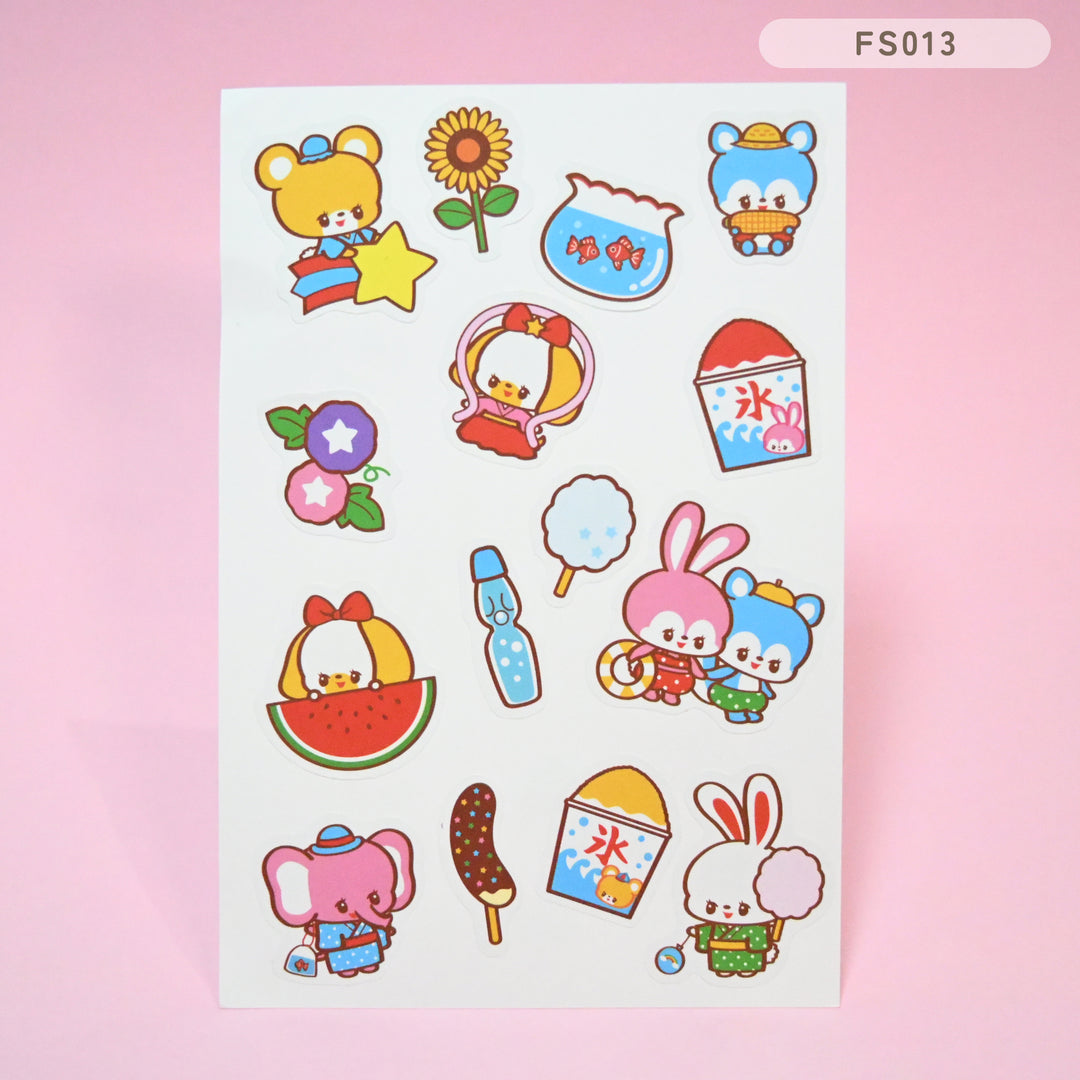 Rainbowholic x Ochame Friends Four Seasons Flake Seals