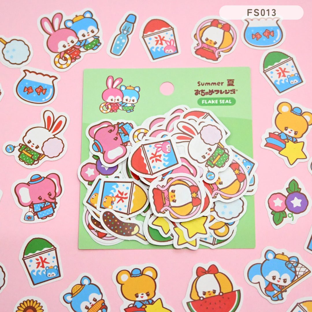 Rainbowholic x Ochame Friends Four Seasons Flake Seals