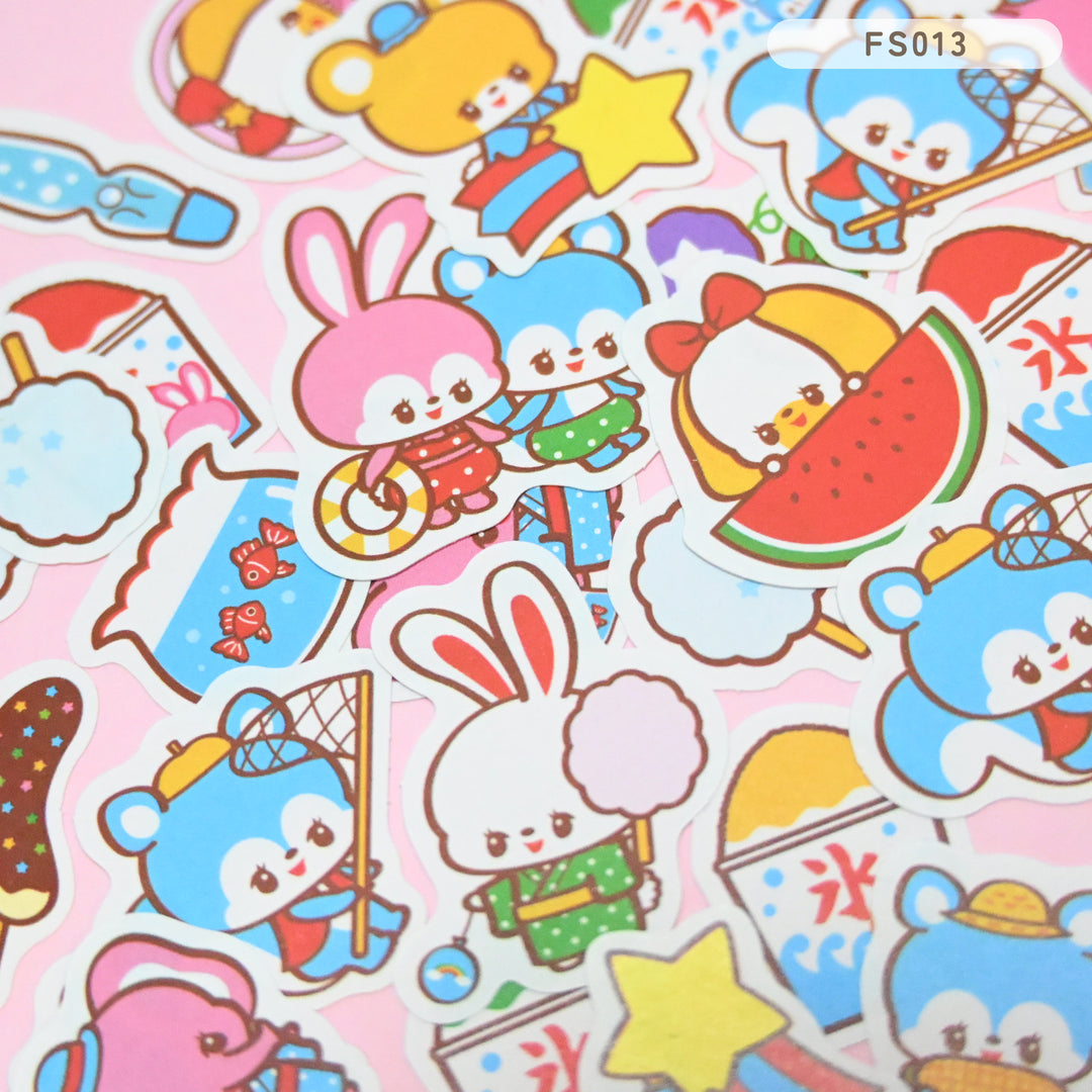 Rainbowholic x Ochame Friends Four Seasons Flake Seals