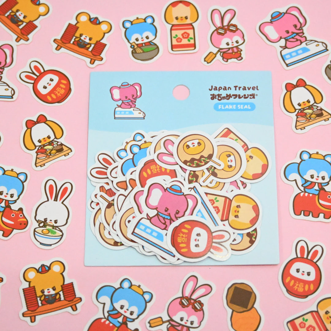 (FS001) Sceau à flocons Rainbowholic x Ochame Friends pour voyage au Japon