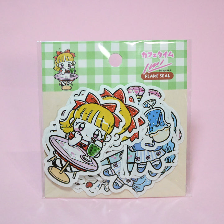 (FS005) Rainbowholic x Ichi Bungu Kissa (Stationery Cafe) Flake Seal