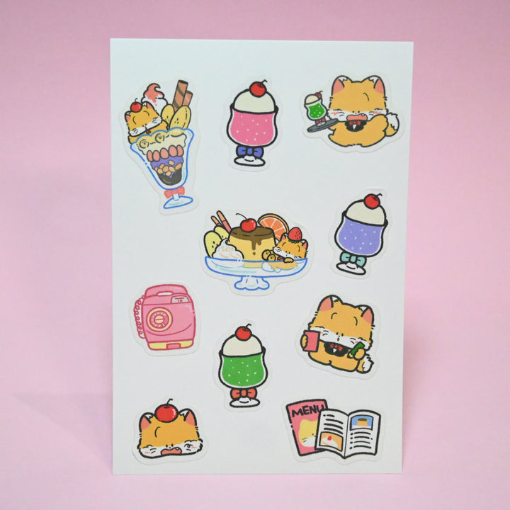 (FS009) Rainbowholic x Fukupopoya Cream Soda Flake Seal