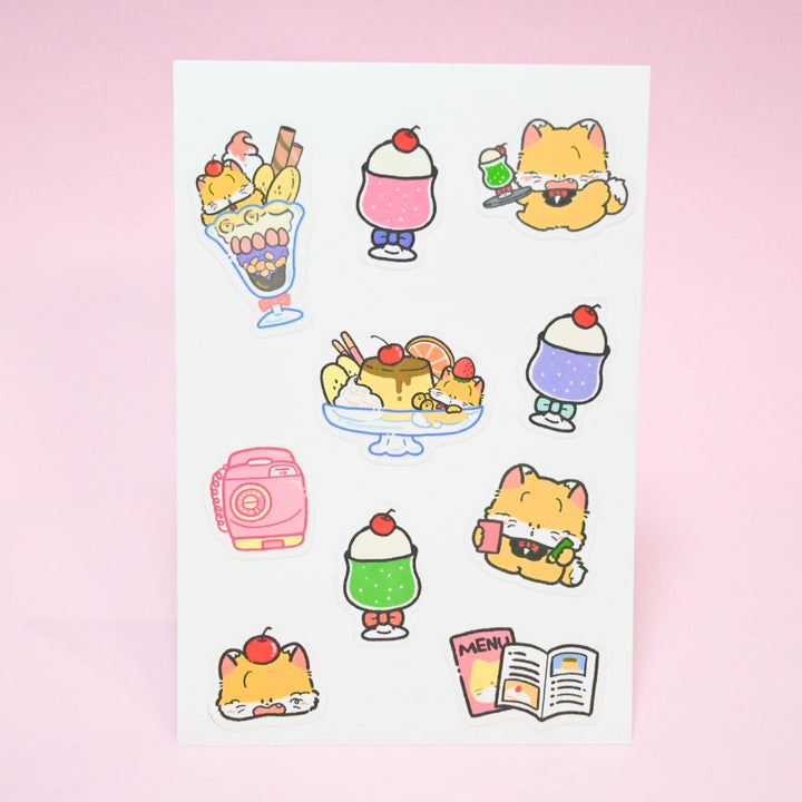 (FS009) Rainbowholic x Fukupopoya Cream Soda Flake Seal