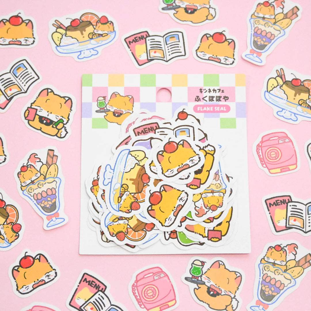 (FS009) Rainbowholic x Fukupopoya Cream Soda Flake Seal