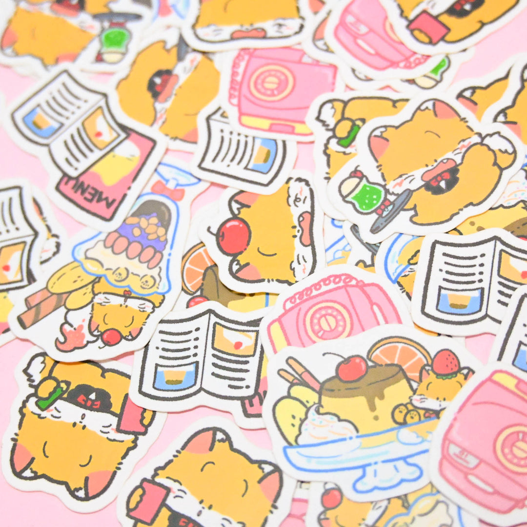 (FS009) Rainbowholic x Fukupopoya Cream Soda Flake Seal