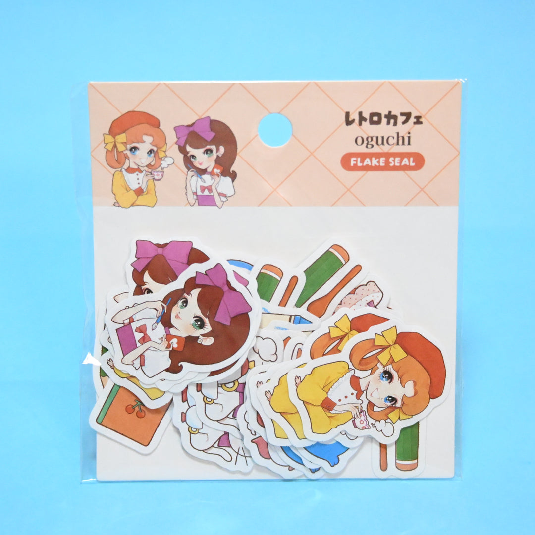(FS007) Rainbowholic × oguchi Stationery Café Flake Seal