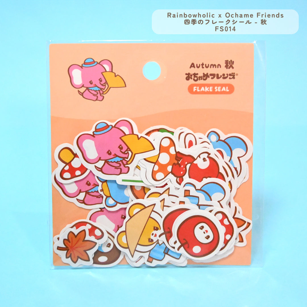Rainbowholic x Ochame Friends Four Seasons Flake Seals
