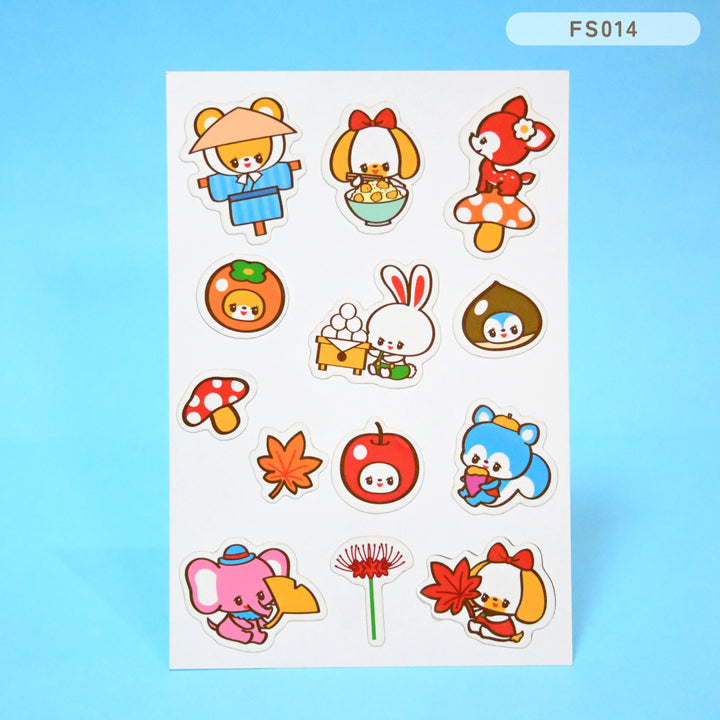 Rainbowholic x Ochame Friends Four Seasons Flake Seals