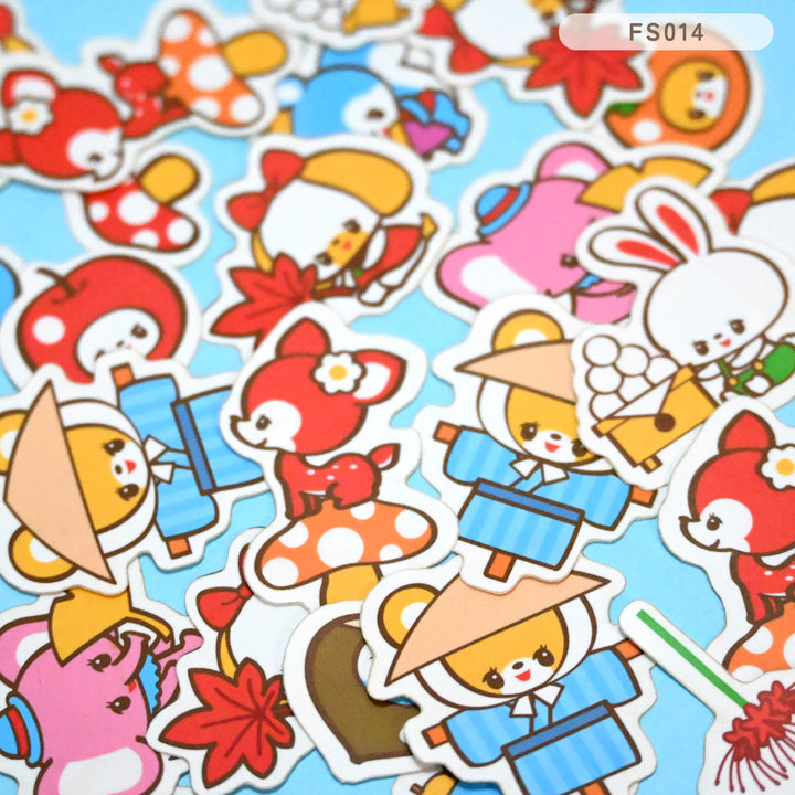 Rainbowholic x Ochame Friends Four Seasons Flake Seals