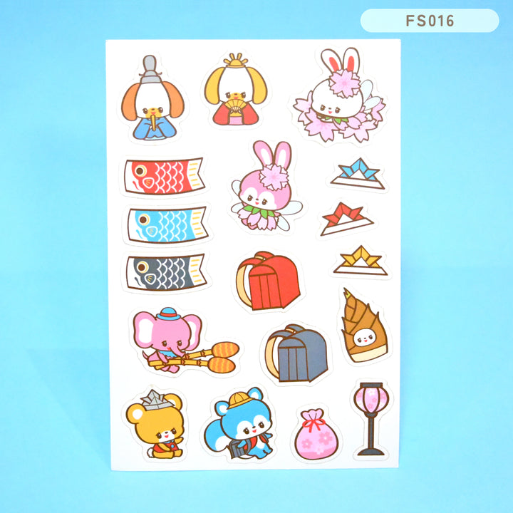 Rainbowholic x Ochame Friends Four Seasons Flake Seals