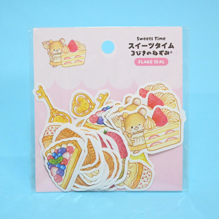 (FS017) Rainbowholic x Mie 3 Mice Sweets Time Flake Seal