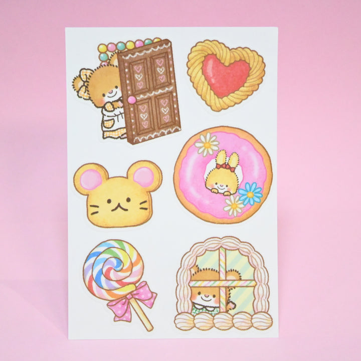 Rainbowholic x Mie Ishii Three Mice Flake Seals