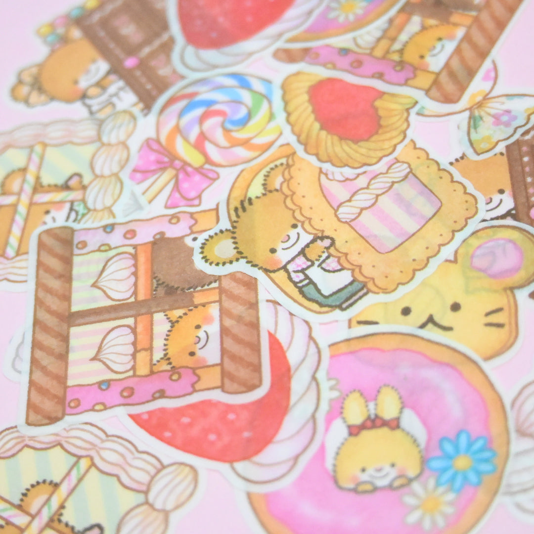 Rainbowholic x Mie Ishii Three Mice Flake Seals