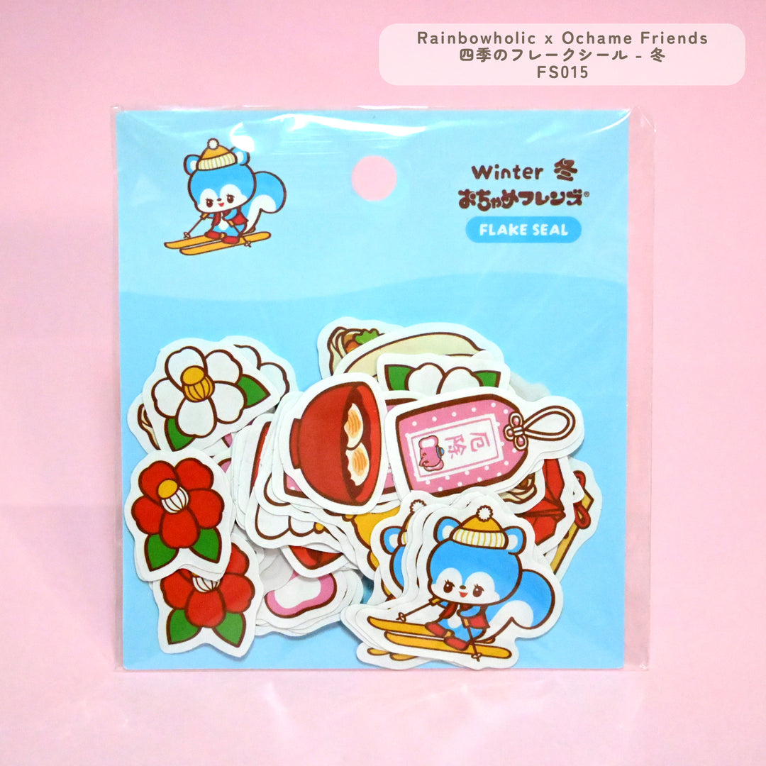 Rainbowholic x Ochame Friends Four Seasons Flake Seals