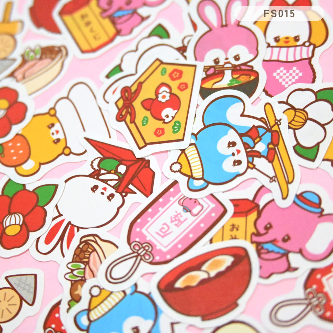 Rainbowholic x Ochame Friends Four Seasons Flake Seals