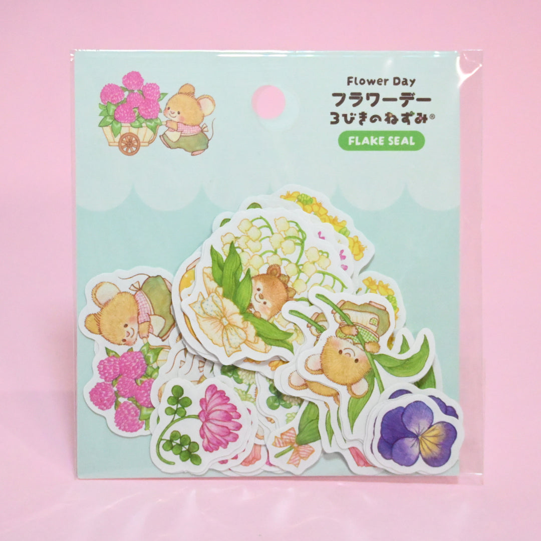 (FS018) Rainbowholic x Mie 3 Mice Flower Day Flake Seal