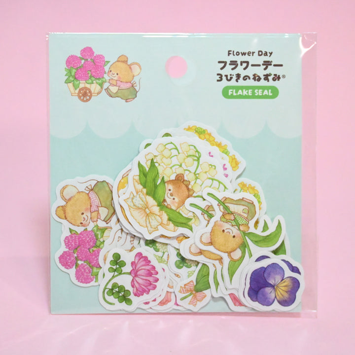 (FS018) Rainbowholic x Mie 3 Mice Flower Day Flake Seal