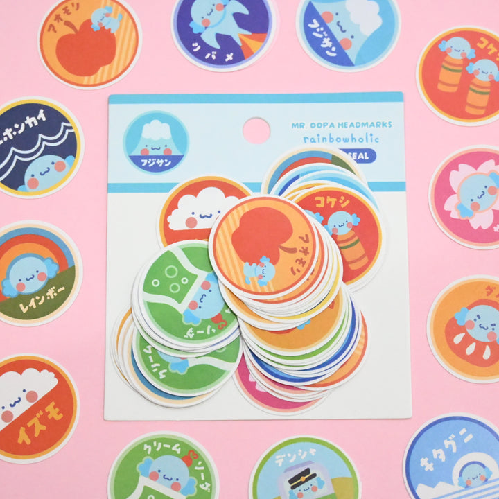 (FS019) Rainbowholic x Mr. Oopa Headmarks Flake Seal
