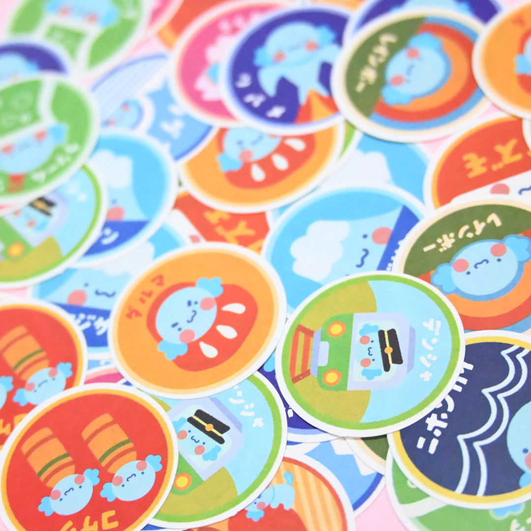 (FS019) Rainbowholic x Mr. Oopa Headmarks Flake Seal