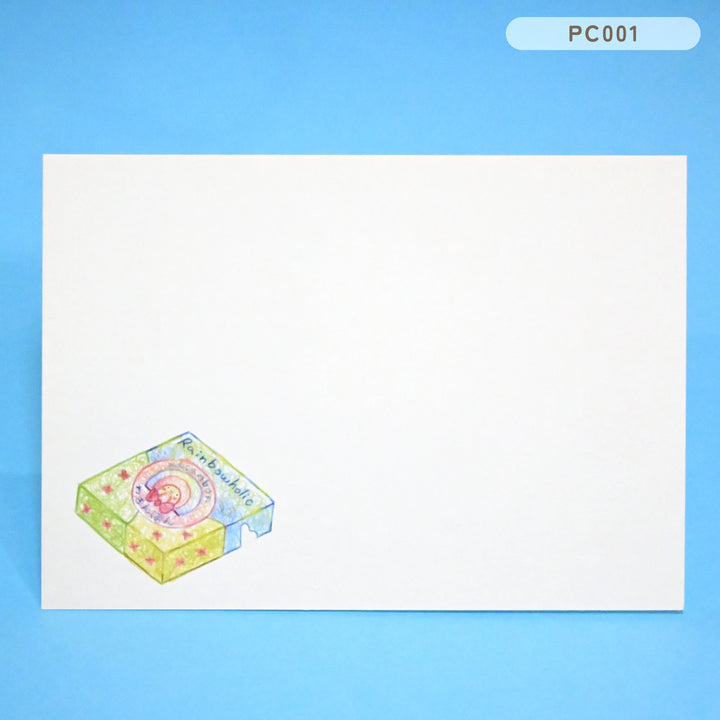 (PC001) Rainbowholic x Tazdaunicorn Wasanbon Postcard