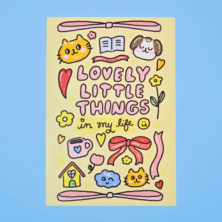 (PC016) Rainbowholic x Dolly Kaye Lovely Little Things Postcard