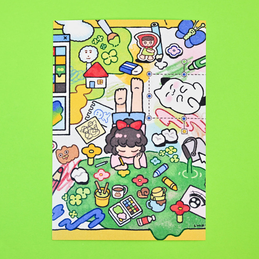 (PC007) レインボーホリック x マンディ・クオ 冬の旅 ポストカード