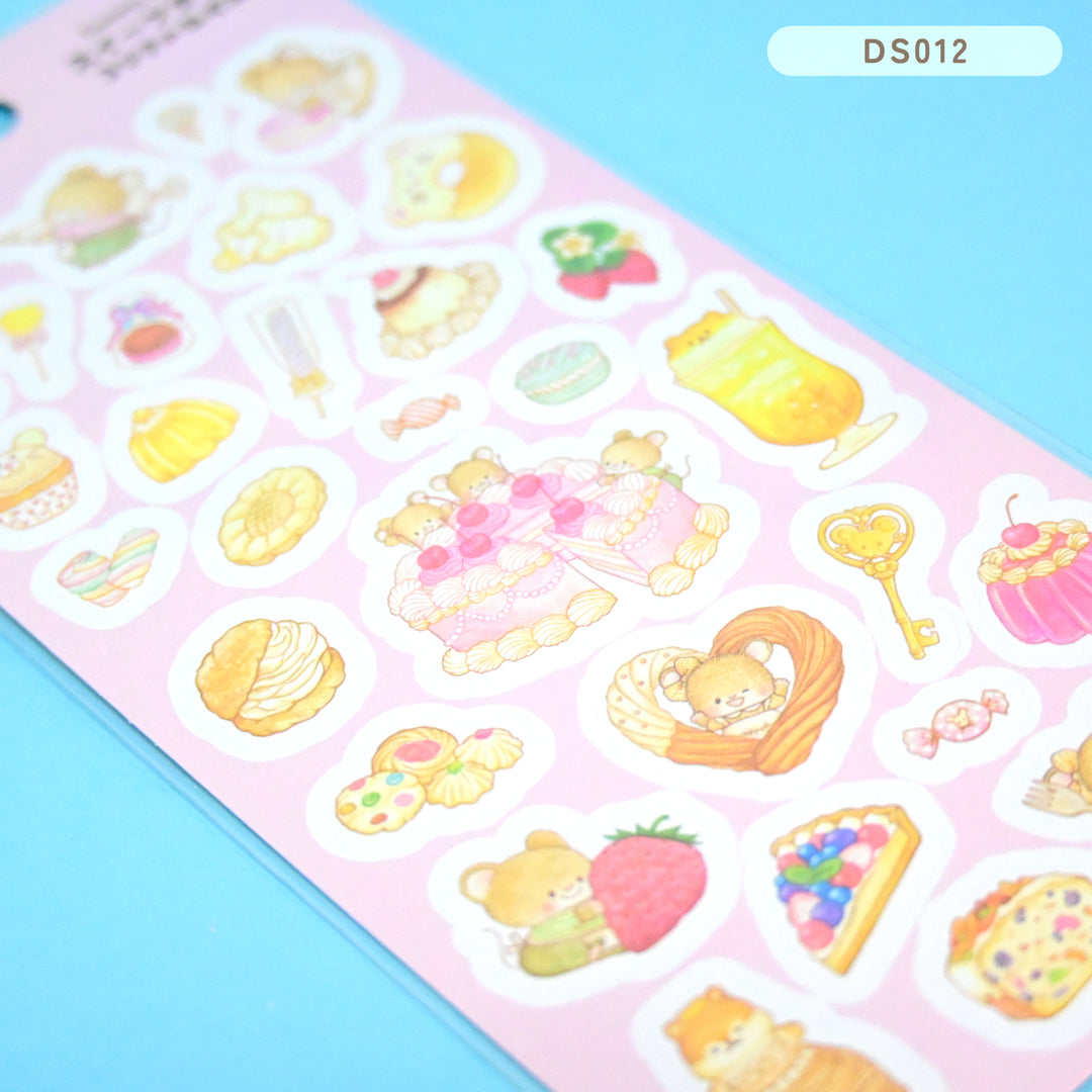 Rainbowholic x Mie Ishii 3 Mice Daily Sticker Sheets
