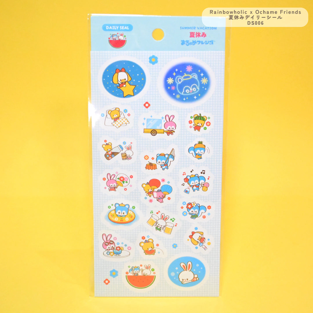 (DS006) Rainbowholic x Ochame Friends Summer Vacation Sheet